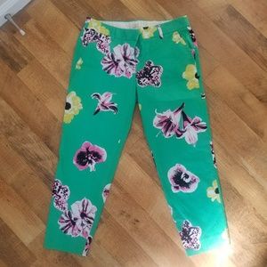 J. Crew Factory Skimmer Retro Punk Floral Sz 6